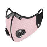 Pink Sports Face Mask With Filter